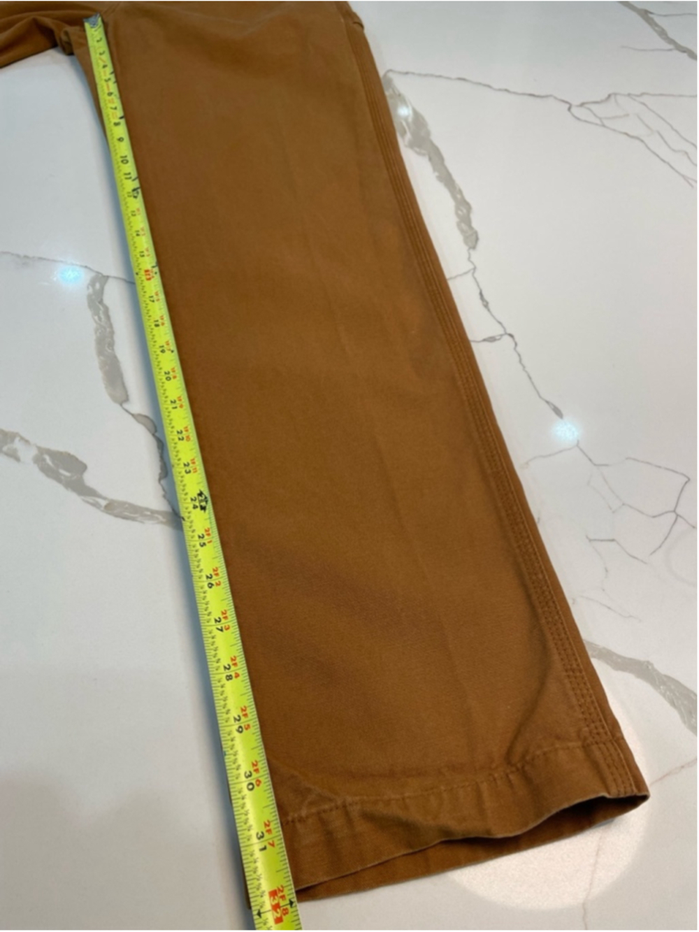 Tna Aritzia Canvas Carpenter Pants Brown Tan Workwear Utility Straight 8 Relaxed - Picture 11 of 11